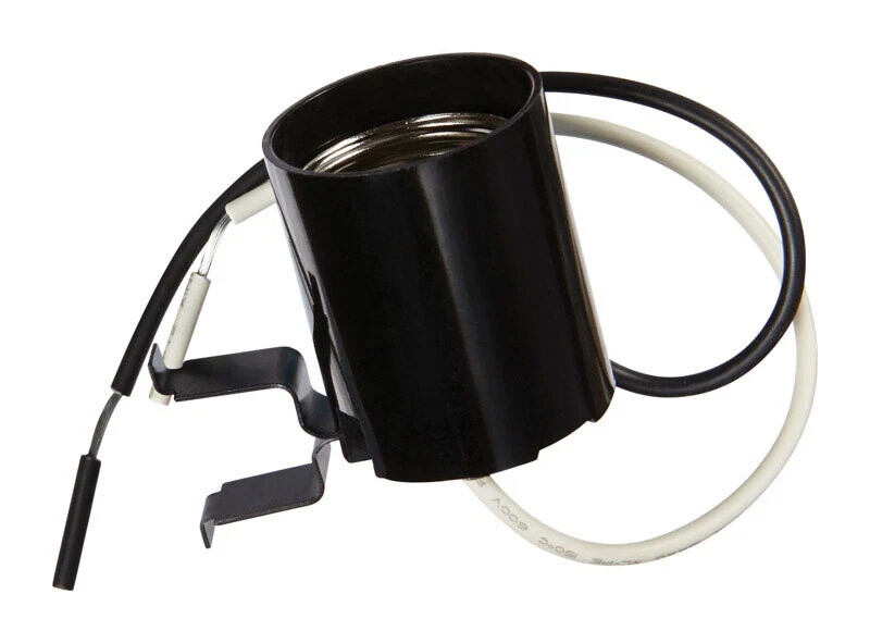 Jandorf 60541 250V 660W Medium E26 Base Phenolic Socket with Double Spring Clip