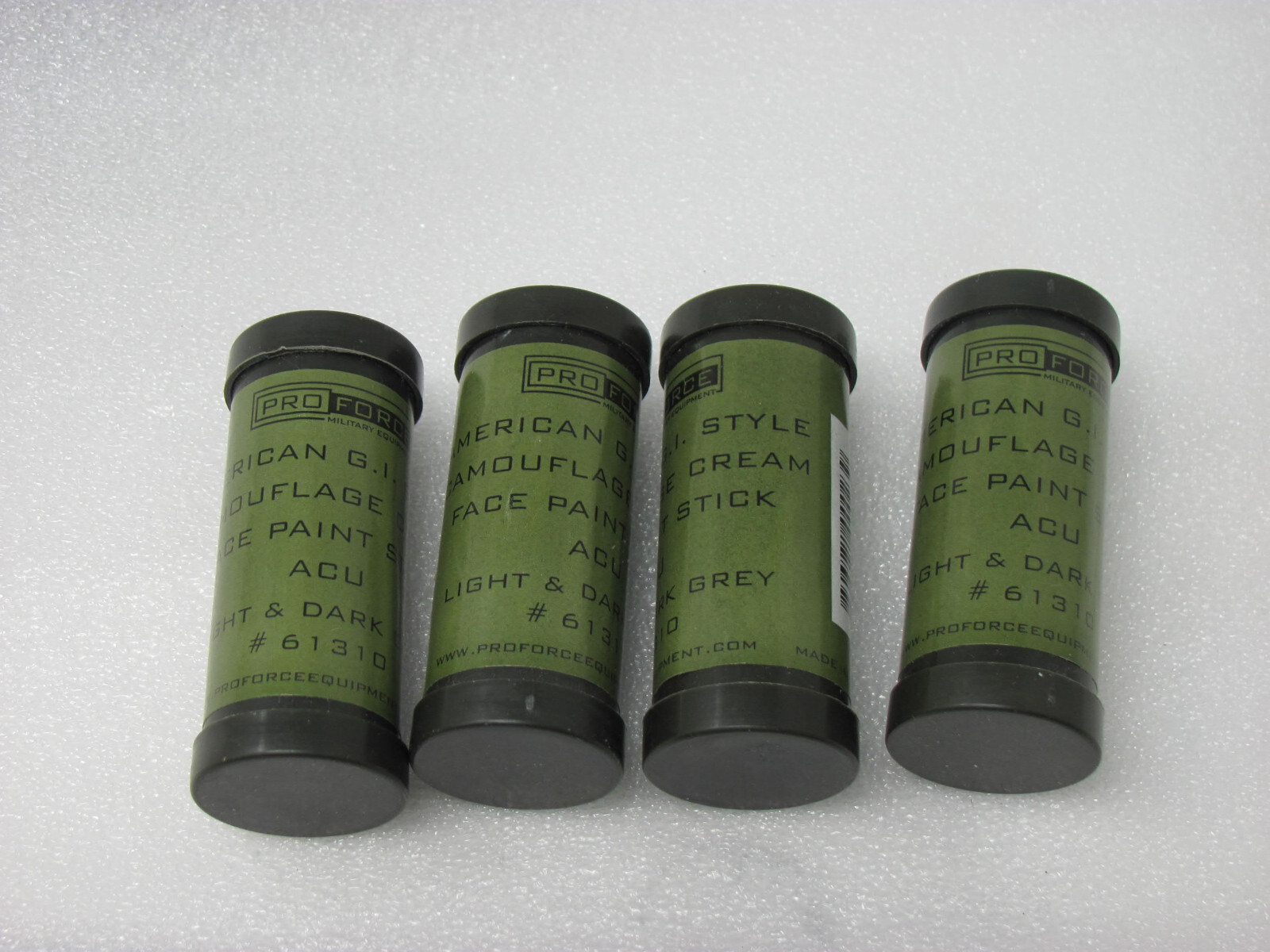 Four Proforce American G.I . Style Cream Camouflage Face Paint Two Color Sticks