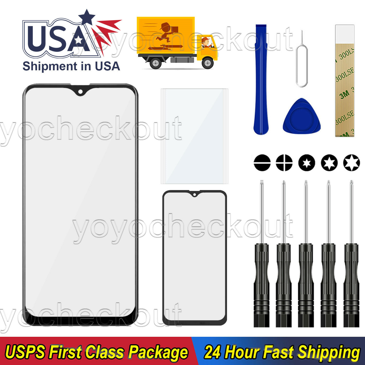 For Samsung Galaxy A20 SM-A205U Replacement Glass Lens Screen