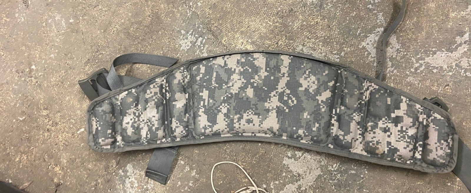 USGI ACU Molle II Lightweight Molded Waist Belt Kidney Pad
