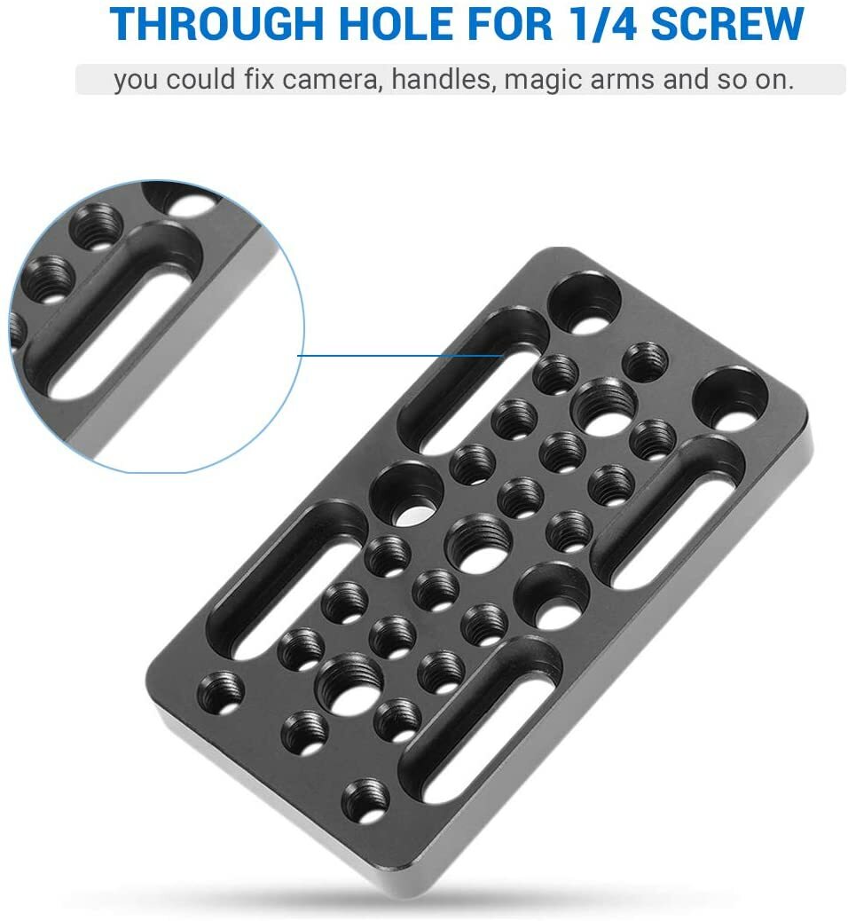 SmallRig Cheese Plate Multi-Function Mounting Plate with 1/4"& 3/8" Threads 1598