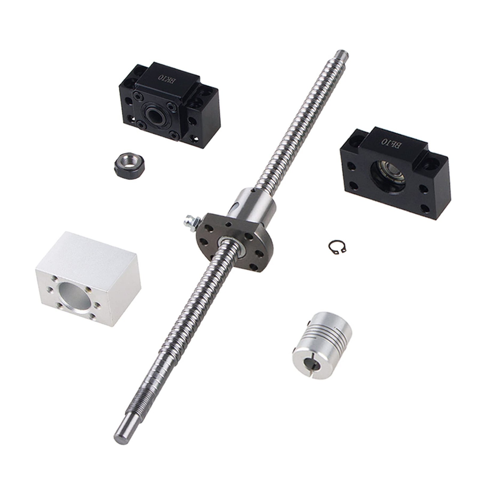 ANWOK CNC Part Ball Screw SFU1204 250mm 9.84 Inch AntiBacklash Nut Housing