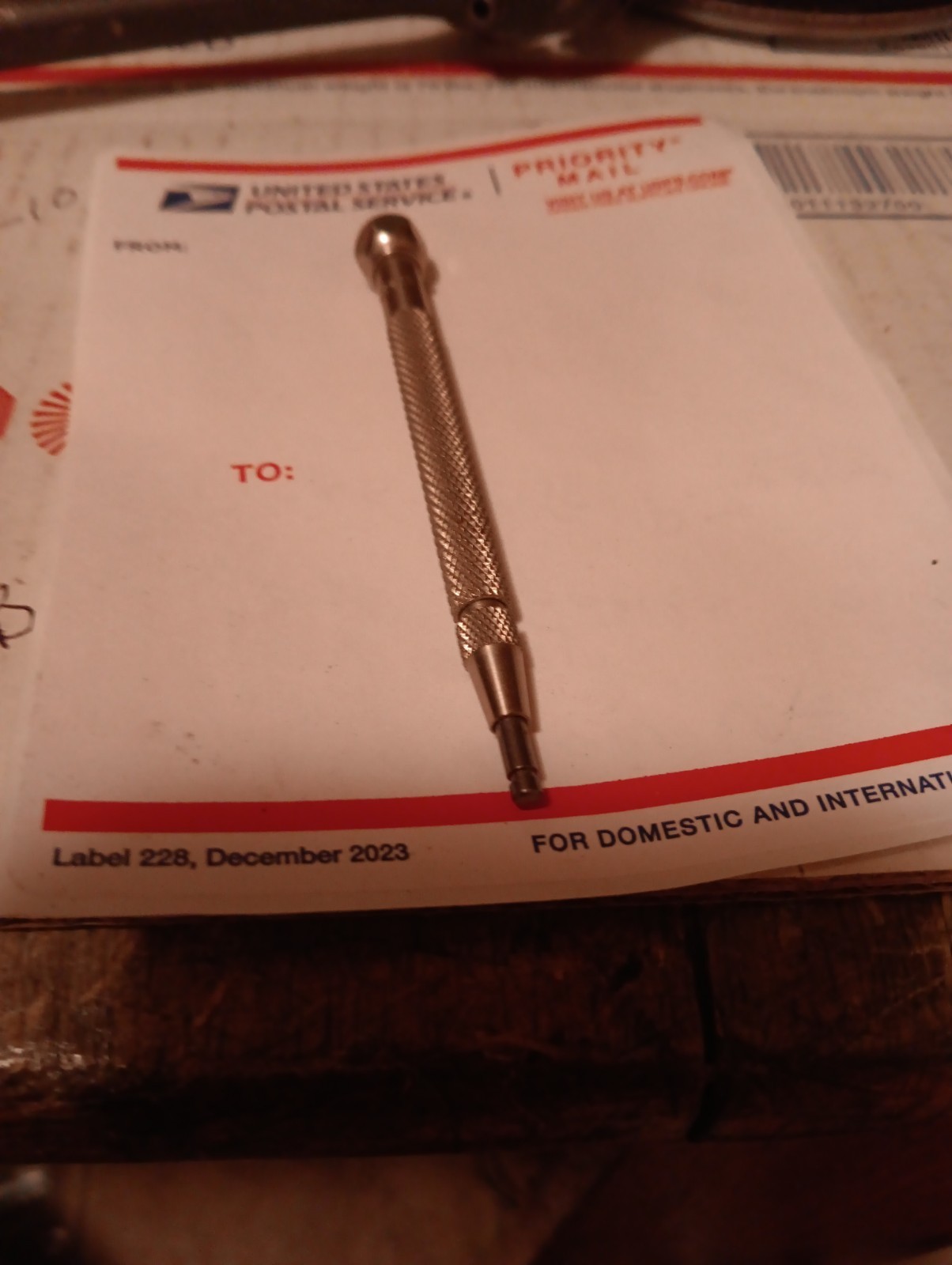 Starrett 70AX Pocket Scriber 2-3/8" Point Length, 1/4" Handle Diameter, Carbide