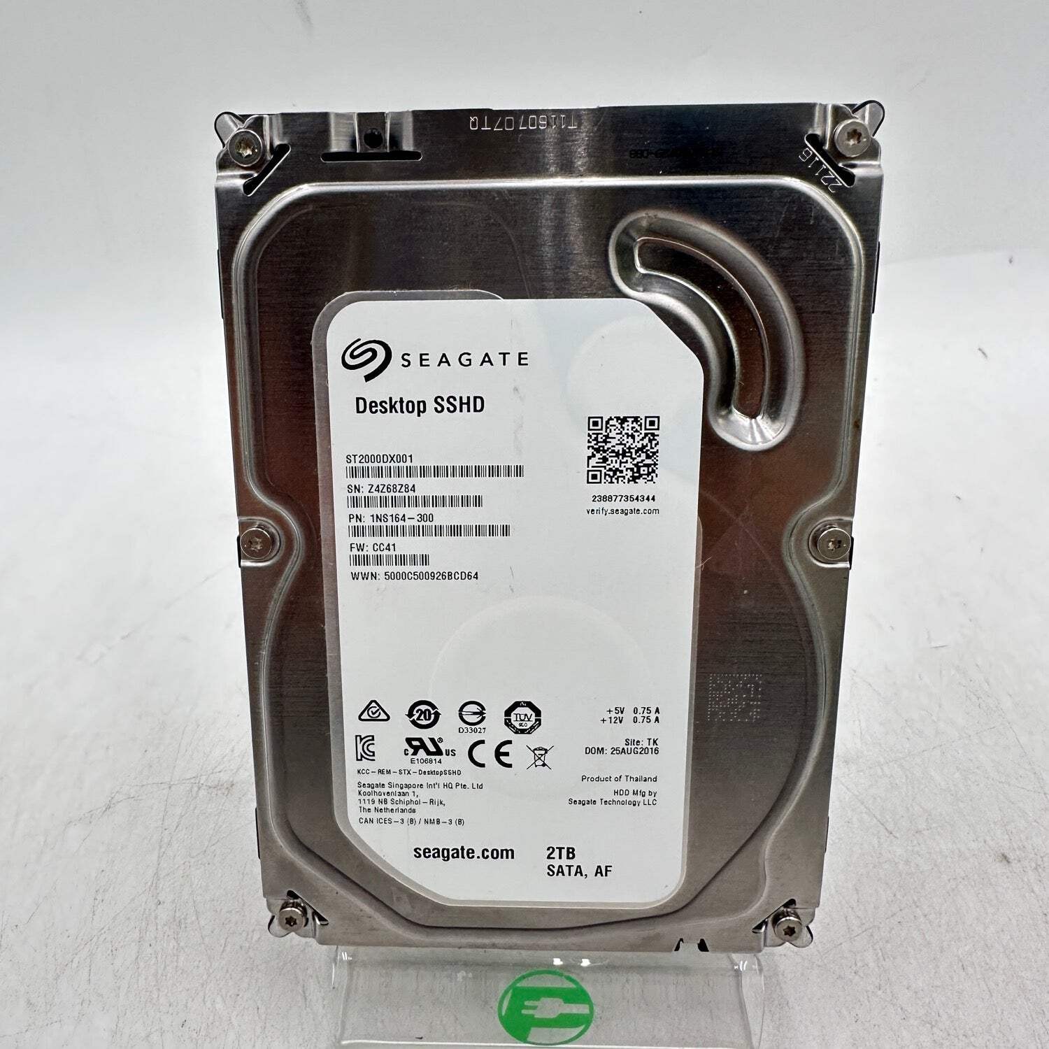 Seagate Desktop SSHD 2TB 3.5" SATA III (6 Gb/s) SSHD ST2000DX001