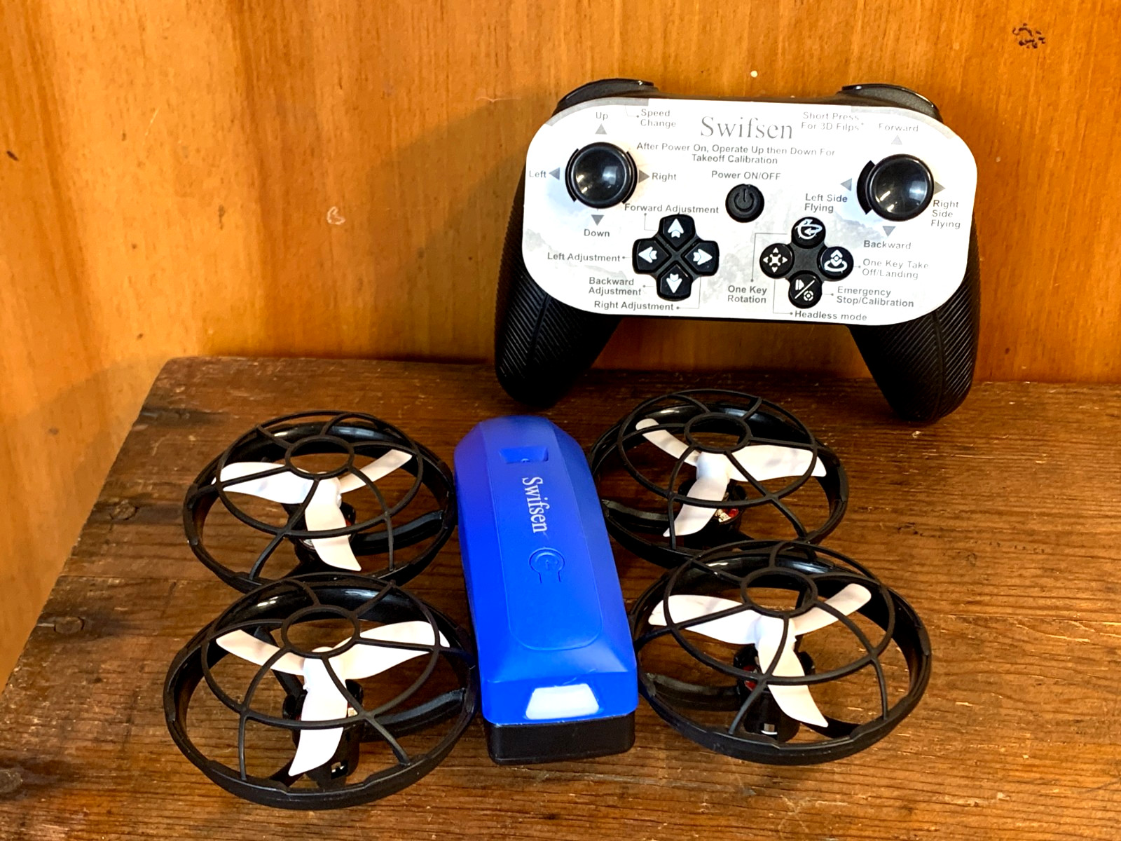 Swifsen Remote Control Quadcopter Drone with Camera for smart phone app Kids