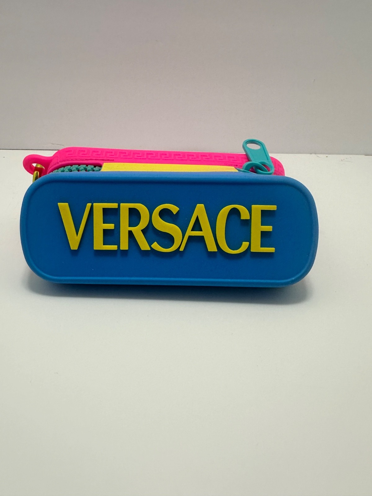 VERSACE Sunglasses Case Waterproof Colorful Kids or Adults Zip Closure Belt Hook