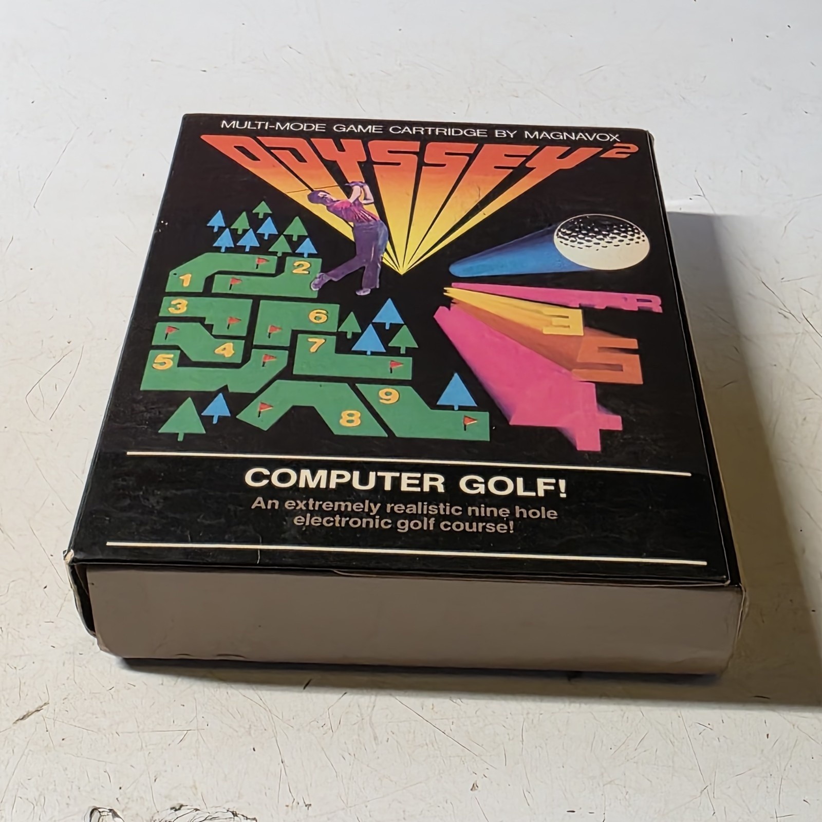 Magnavox Odyssey Computer Golf Game CIB w/ Box Manuals Inserts Vintage