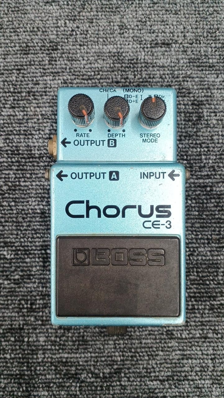 BOSS CE-3 Chorus Guitar Effects Pedal - Vintage Analog Stereo Chorus Tested