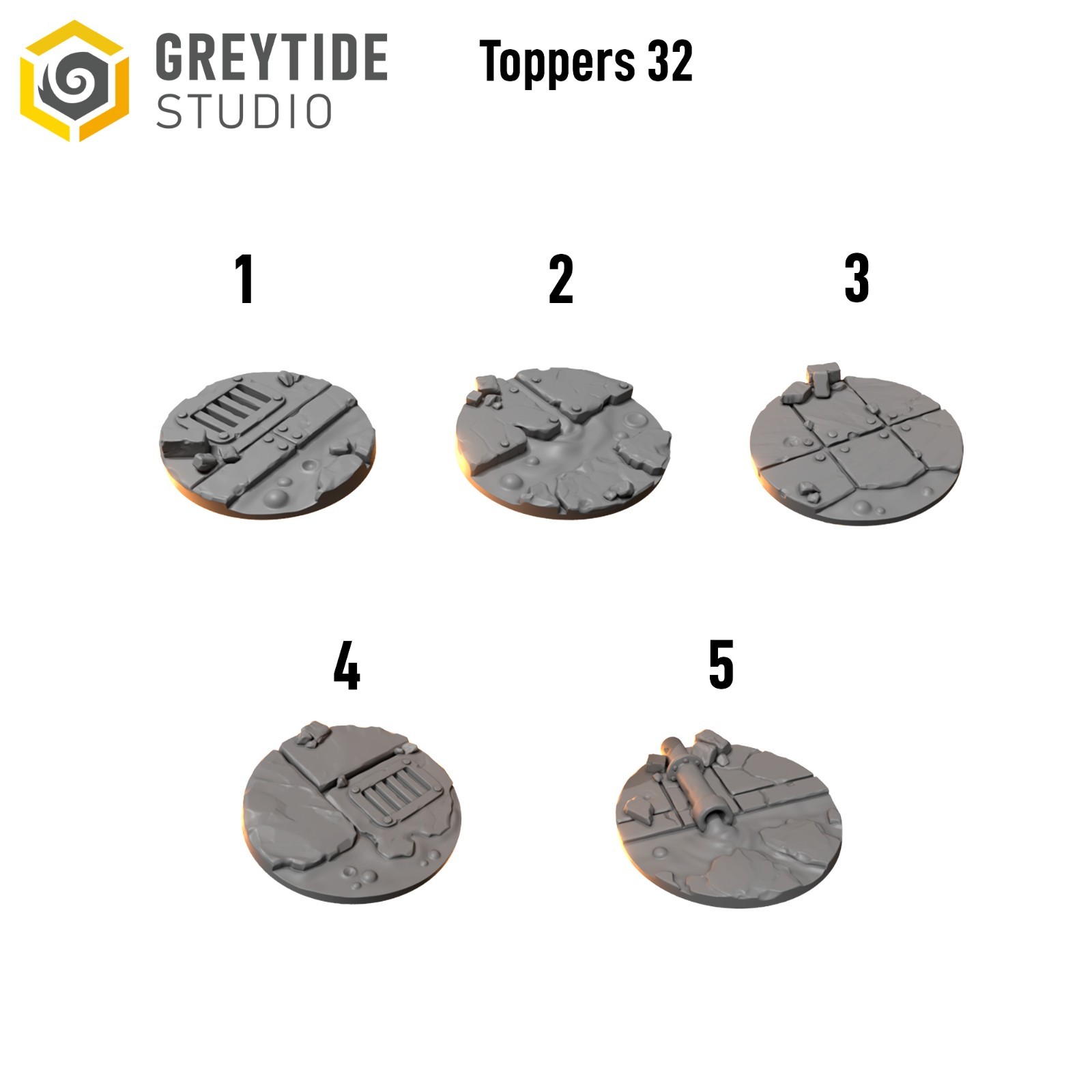 GreyTide Anvil Wardens Upgrade Kit | 100+ Custom Bits | Helmets Weapons Armor