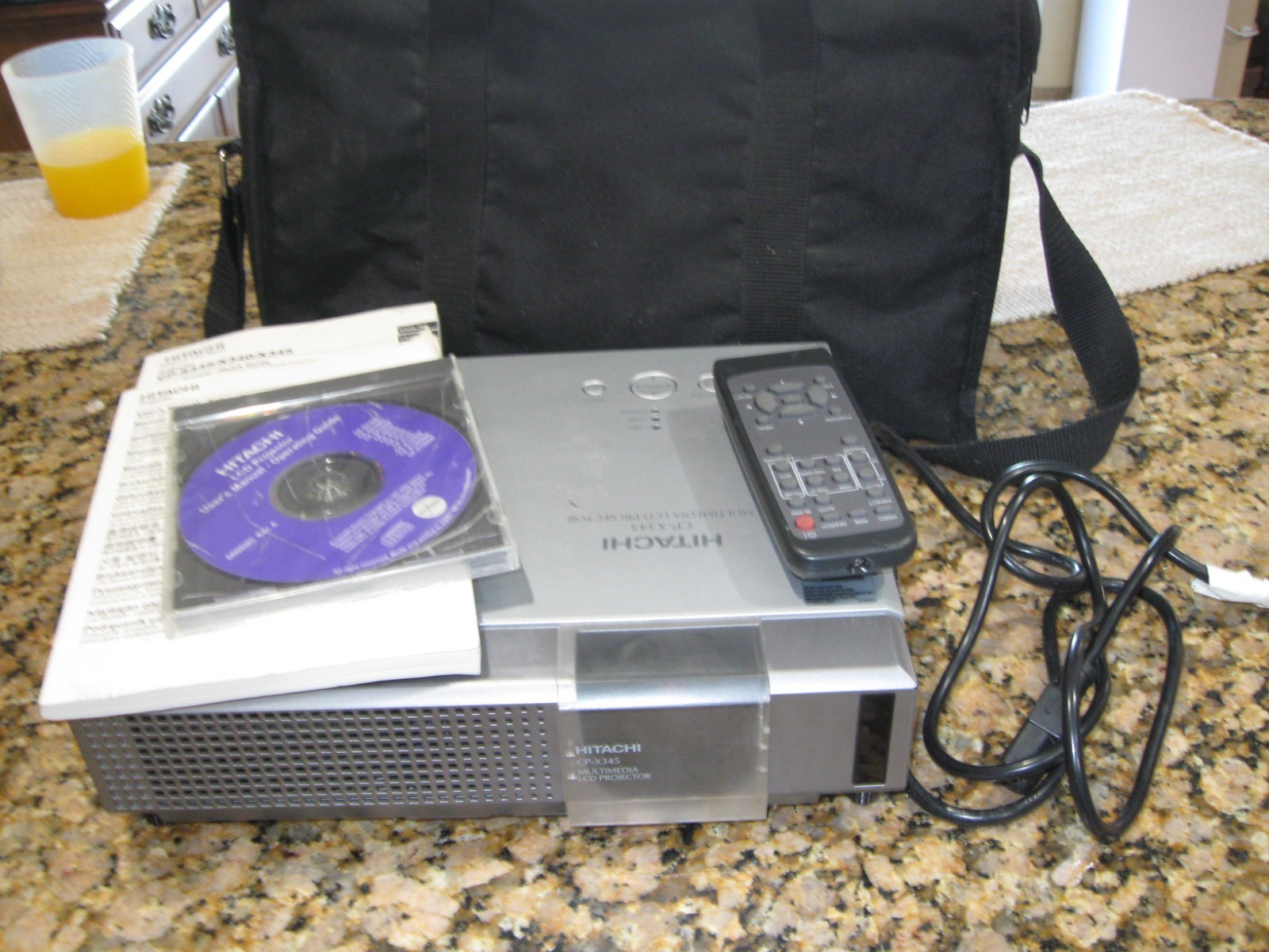Hitachi CP-X345 LCD Projector