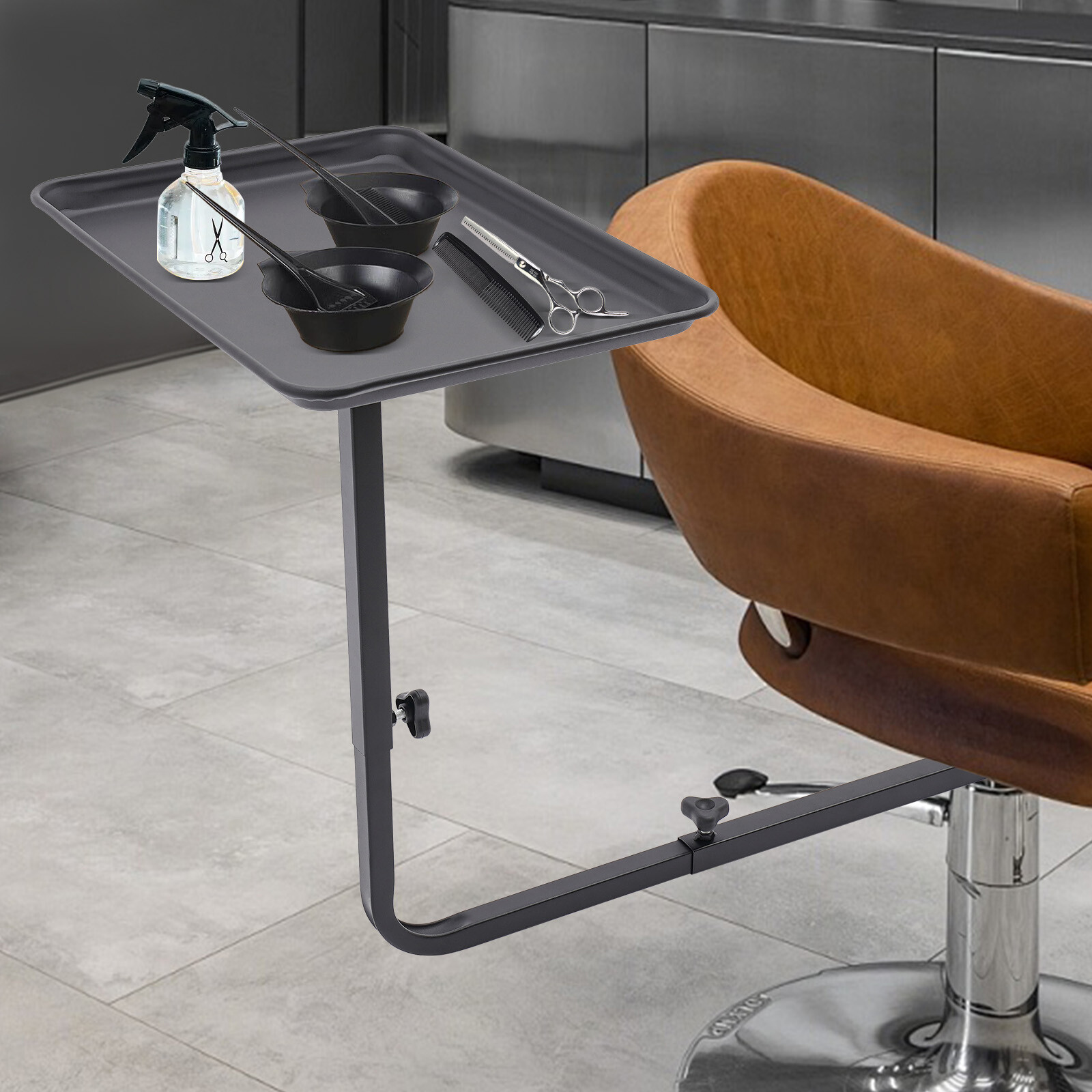 30kg/66.14lbs Chair-mounted Salon Tray Hair Stylist For Barber Chairs Salon Tray