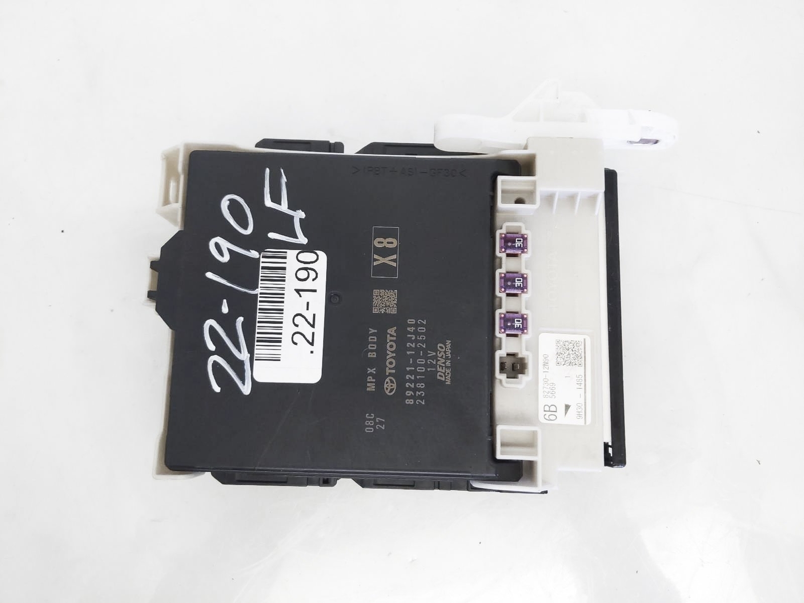 2019-2021 Toyota Corolla Le Multi Plex Network Computer Module Unit 89221-12J40