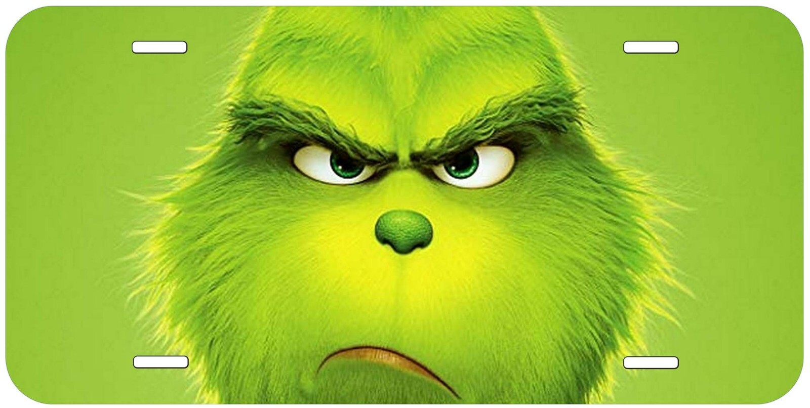 The Grinch Aluminum Novelty Tag Car License Plate