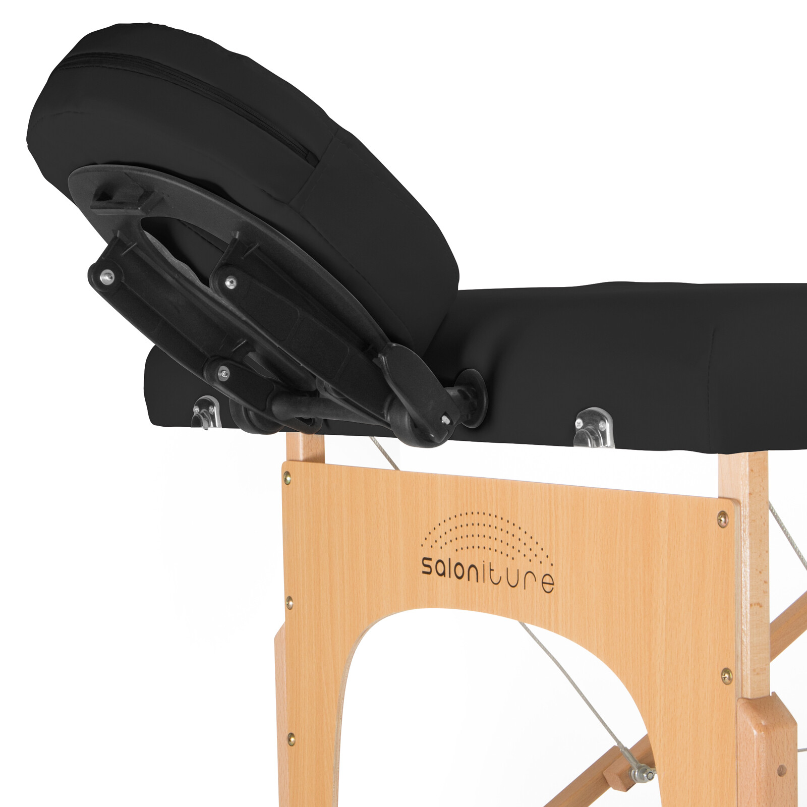 OPEN BOX - Black Portable Massage Table w Carrying Case