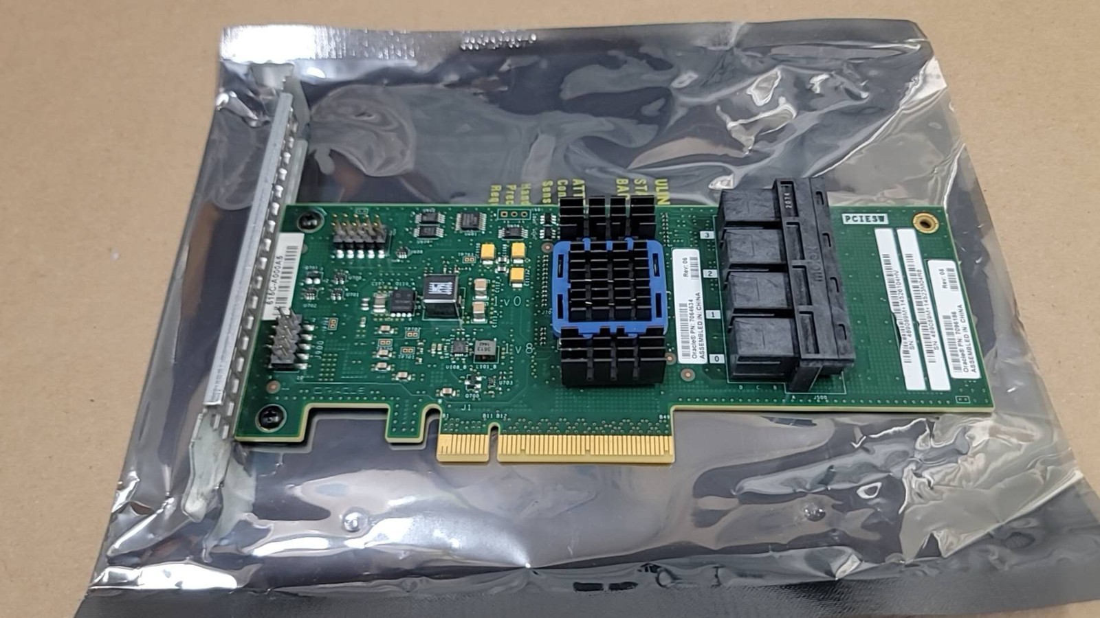 Sun Oracle 8-Port PCIe Switch Controller Card Low Profile 7064634 / 7096186-Long