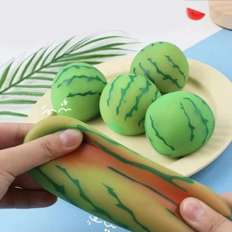 New Squishy Fruit Watermelon Squeeze Toys Slow Rebound