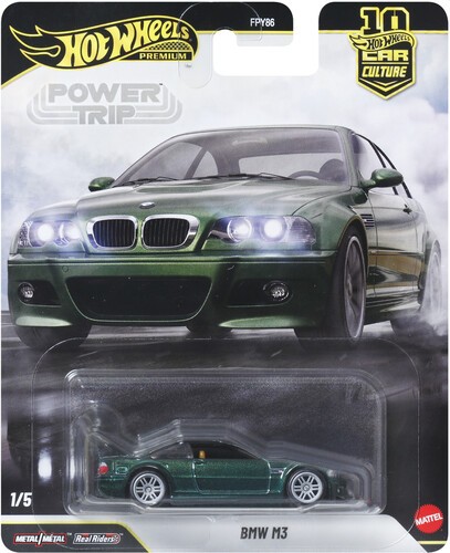 Mattel - Hot Wheels Premium: Power Trip: BMW M3 E46 [New Toy] Toy Car, Collect