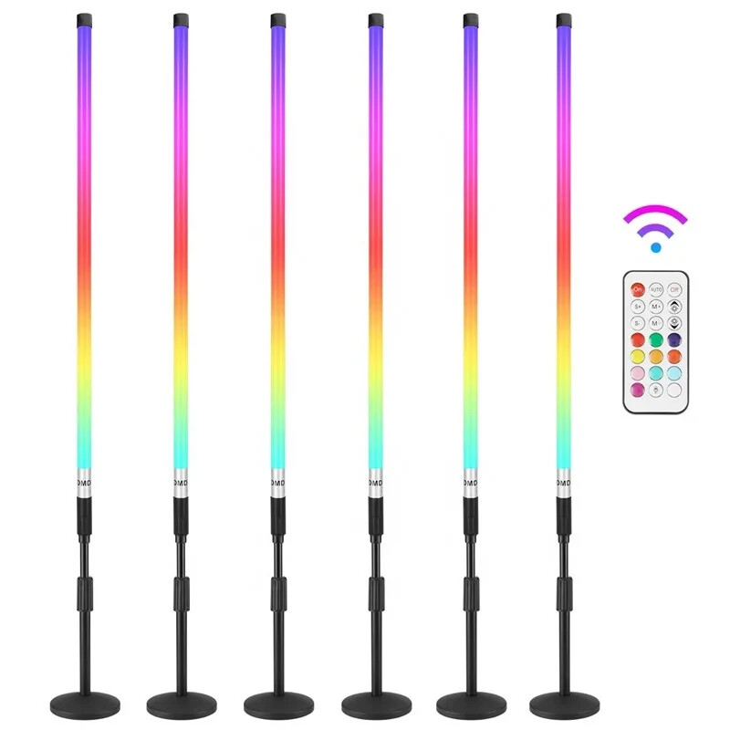 Rechargeable RGB LED Tube Lights 4-Pack for 360 Photo Booth Party & Events