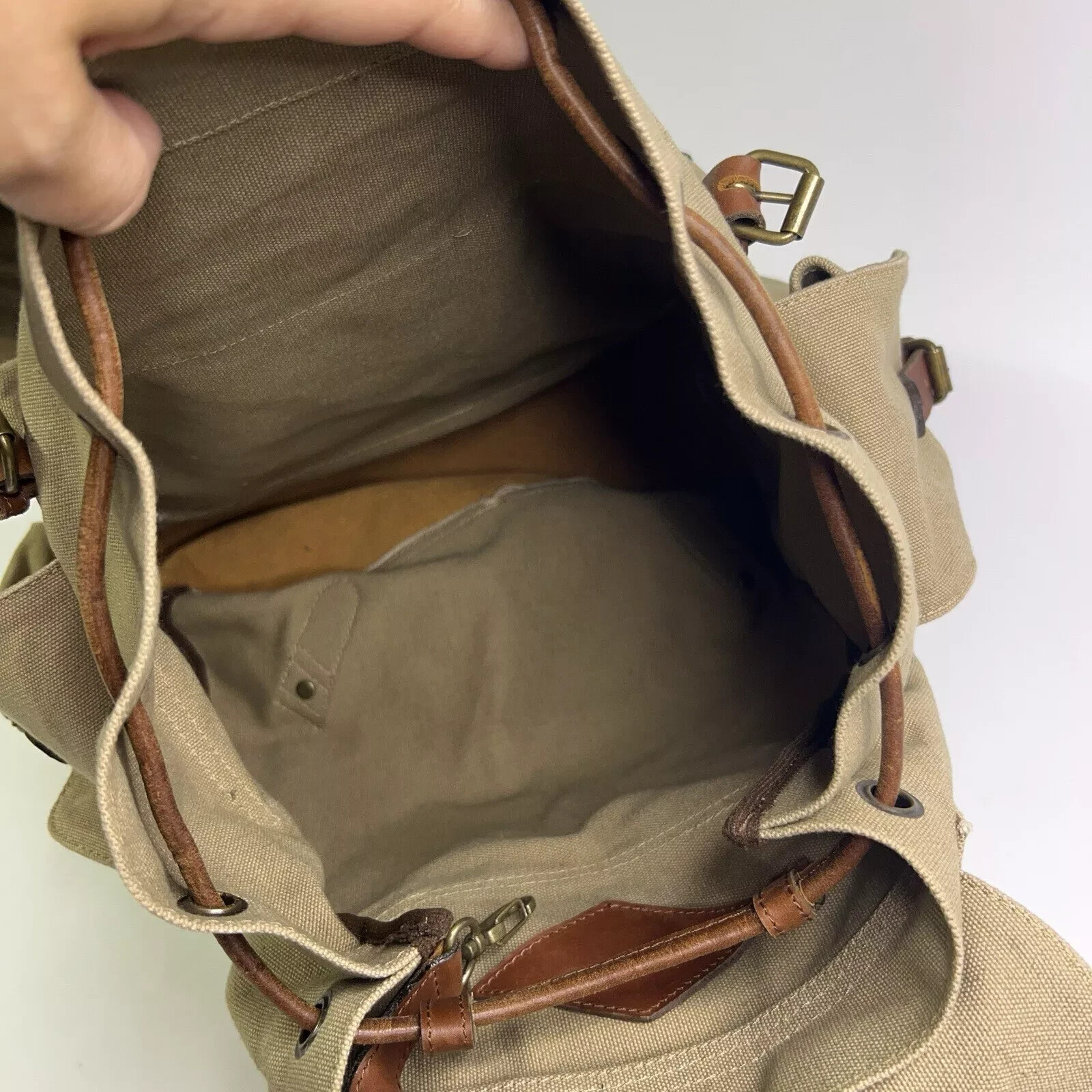 Ellington Backpack Canvas And Leather
