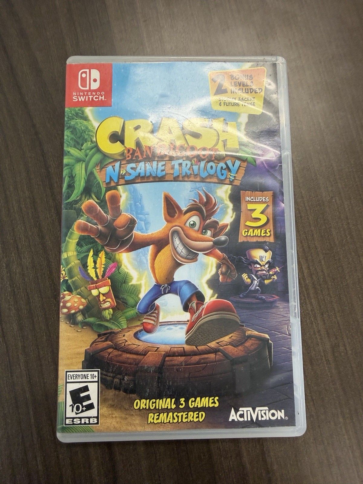 Authentic Case ONLY Replacement Nintendo Switch Crash Bandicoot N Sane Trilogy