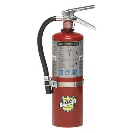 Buckeye Fire Equipment 25614 Fire Extinguisher,  5 Lb Capacity,  Class Abc , Ul