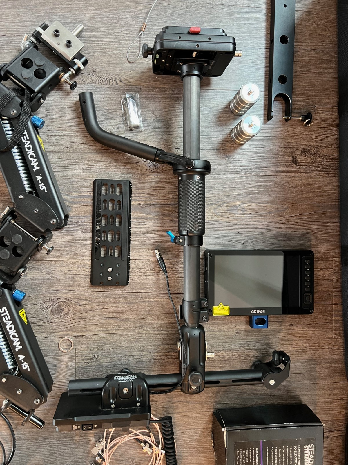 Complete Steadicam Kit (AERO 15 + Ronin Adapter + Extras)
