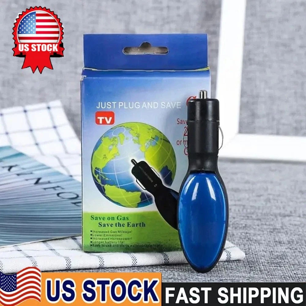12V Car Fuel Saver Device Plug Tool Vehicle Power Stabilizer Accessory