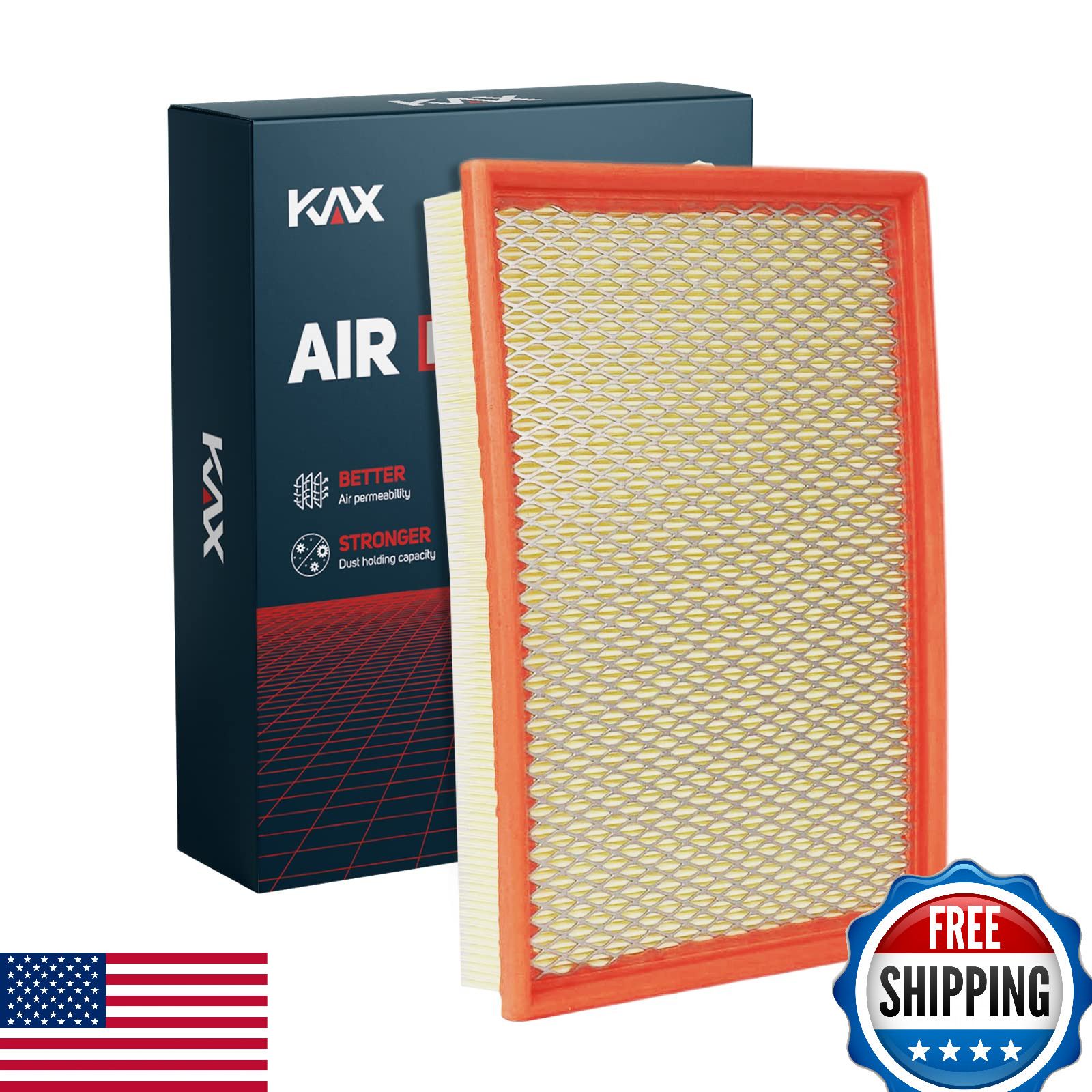 KAX CA8817 Engine Air Filter for Jeep Liberty 3.7L (02-07) Grand Chero 4.7L (05-
