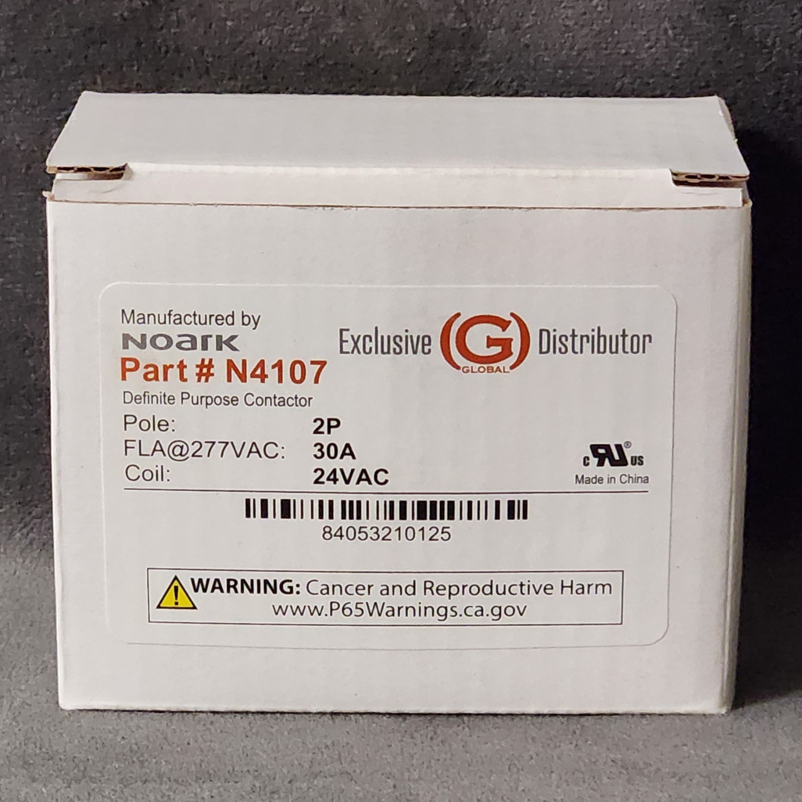 ~Discount HVAC~ GS-N4107 - Global - Definite Purpose Contactor - 2P - 24VAC