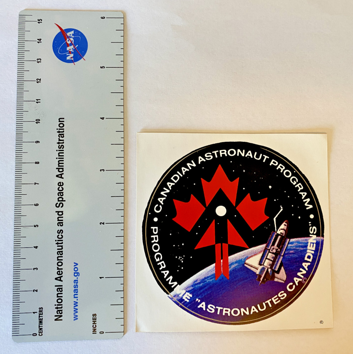 Canadian Astronaut Program "Astronautes Canadiens" Sticker Decal