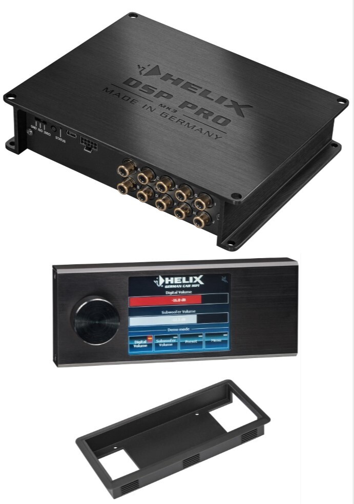 HELIX DSP PRO MK3 High-Res 10-Ch DSP + DIRECTOR Touchscreen Remote + DMP Mount