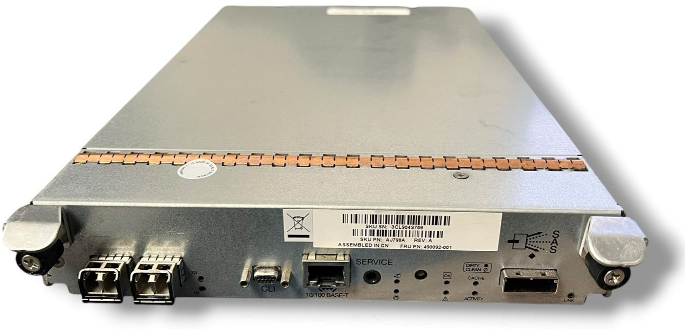 HP AJ798A 490092-001 StorageWorks Smart Array Controller w/ 2x SFP - TESTED!!