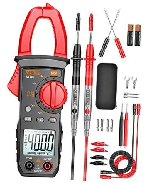 Digital Clamp Meter Multimeter Tester 4000 Counts with 4000 Counts AC Current
