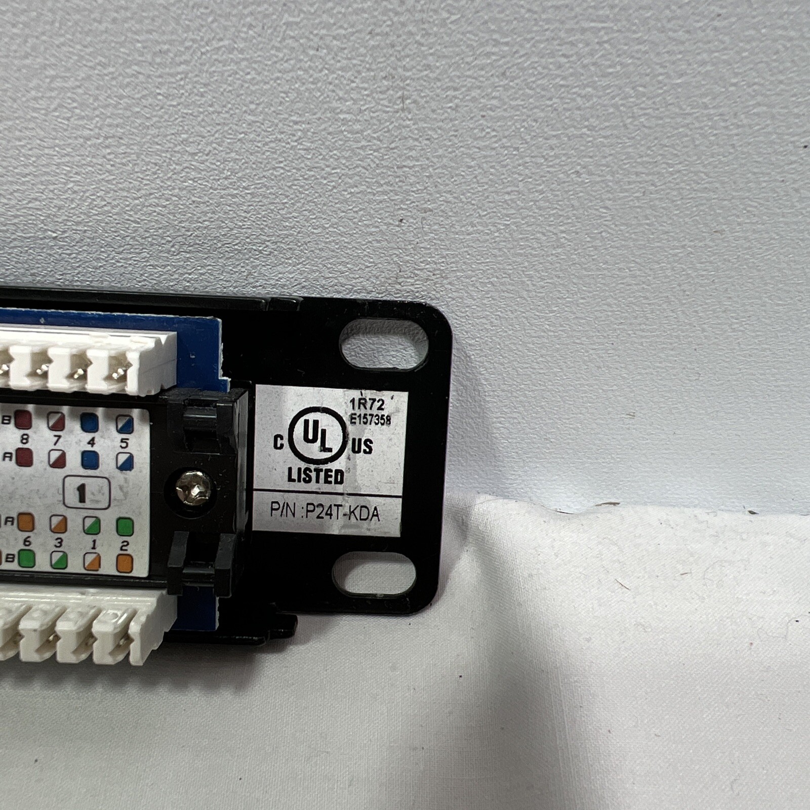 CSE 24-Port Cat5e Patch Panel, Part # P24T-KDA