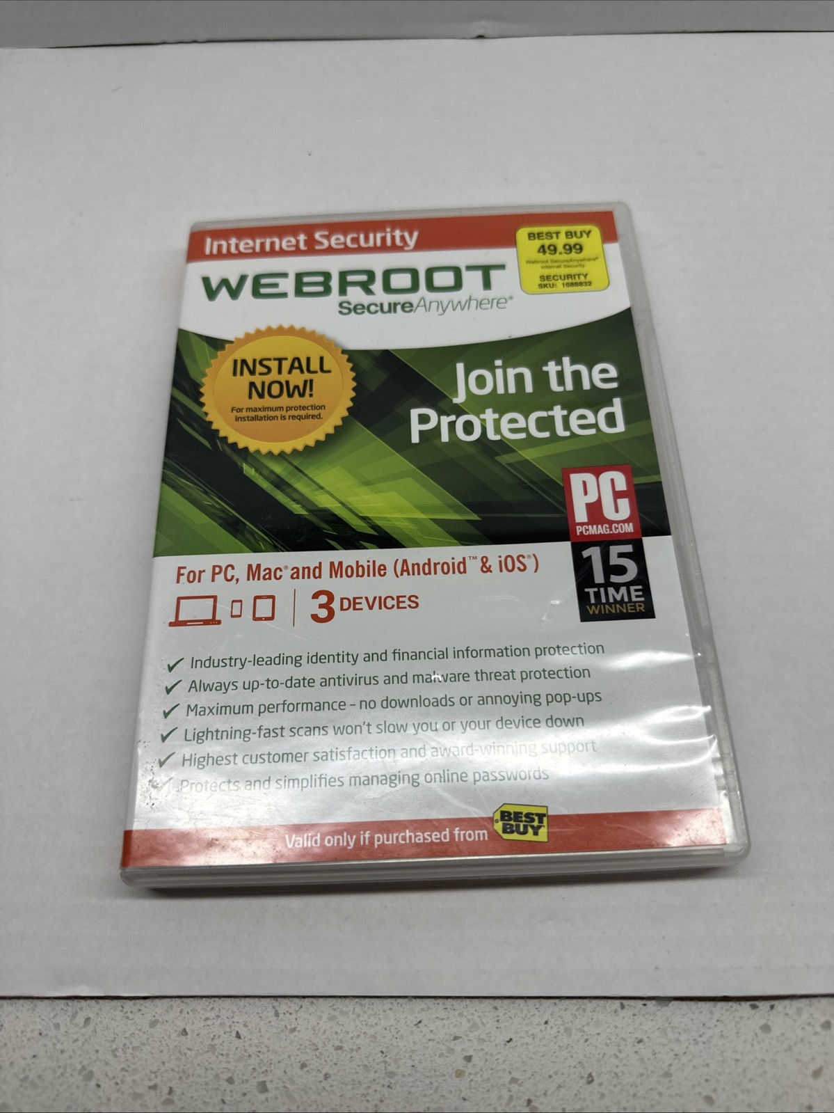 Webroot Secure Anywhere Internet Security