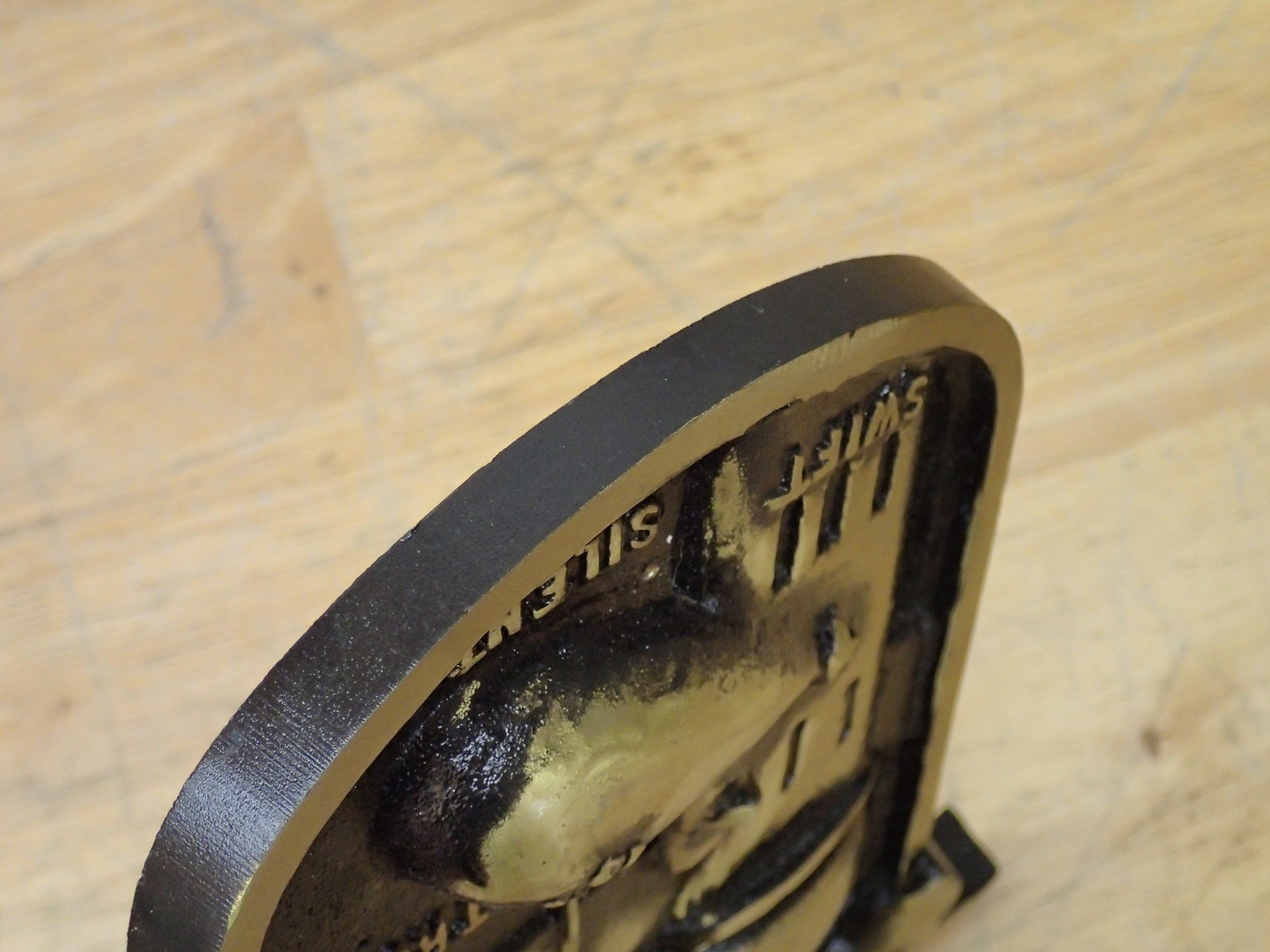 Vintage US Navy Commander Submarine Task Force 157 Brass Plaque