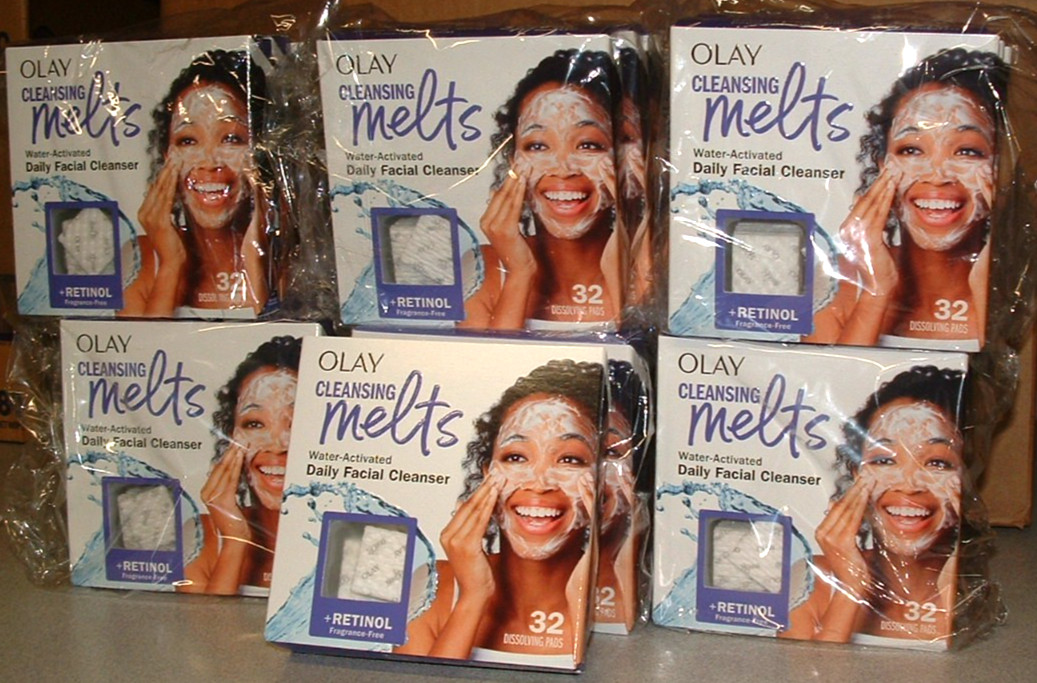 (Lot of 12) 32 ct Olay Cleansing Melts Daily Facial Cleanser 384 Pads Total