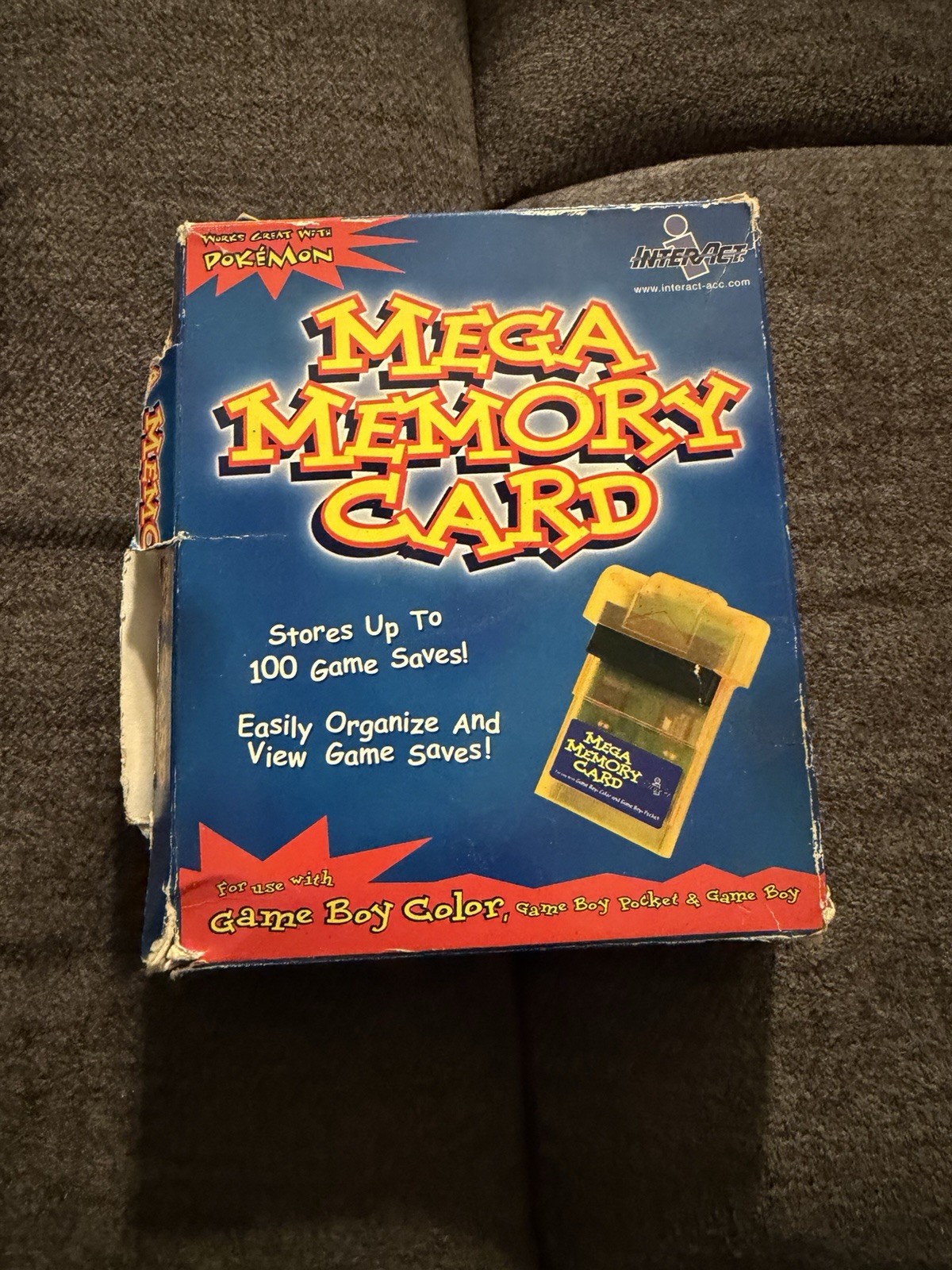 interAct Mega Memory Card GameBoy Color CIB