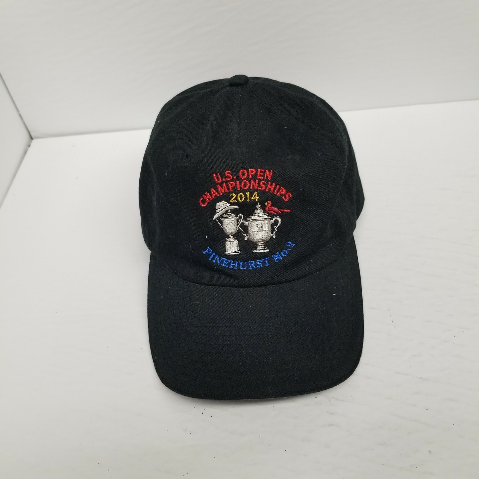 2014 U.S. Open Championship USGA Pinehurst No. 2 Adjustable Strapback Black Hat