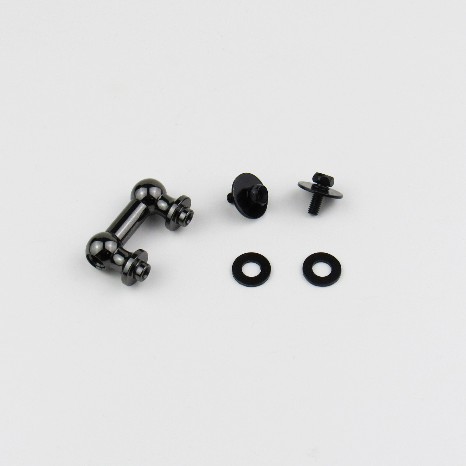 10 PCS 1" Tom Snare Tube Lugs SINGLE End BLACK NICKEL w/ Gaskets & Screws(11mm)