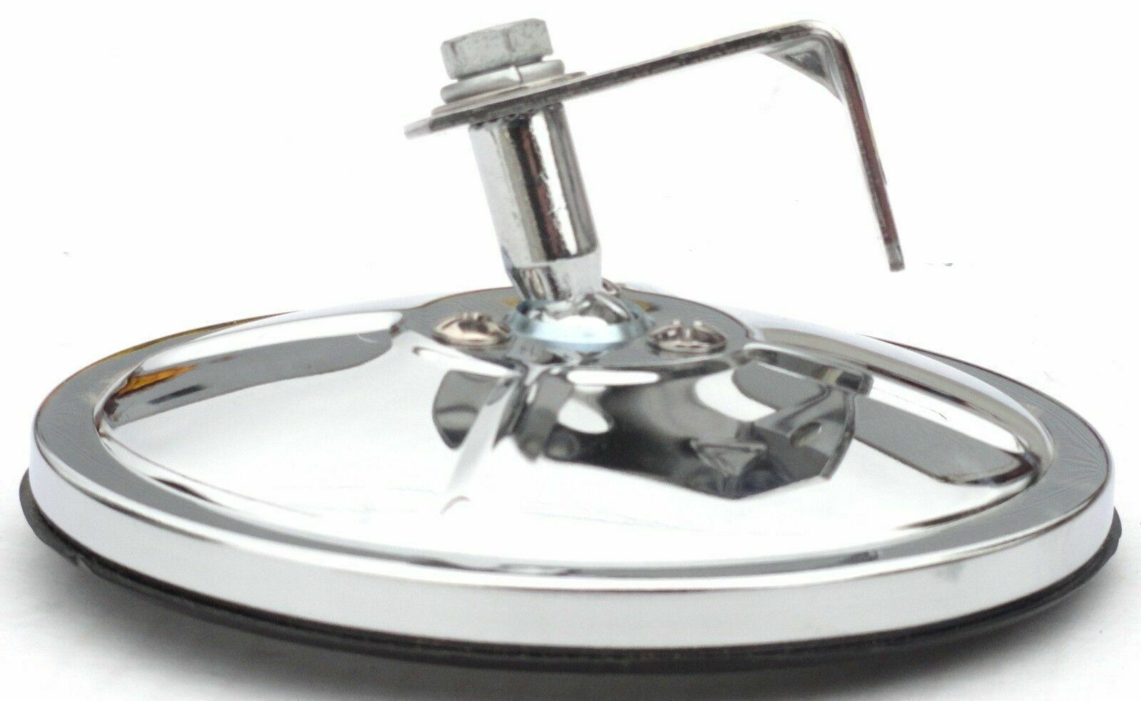 Round Blind Spot Convex Mirror 5" Center Mount Chrome 5/16 Ball Stud GG#33270
