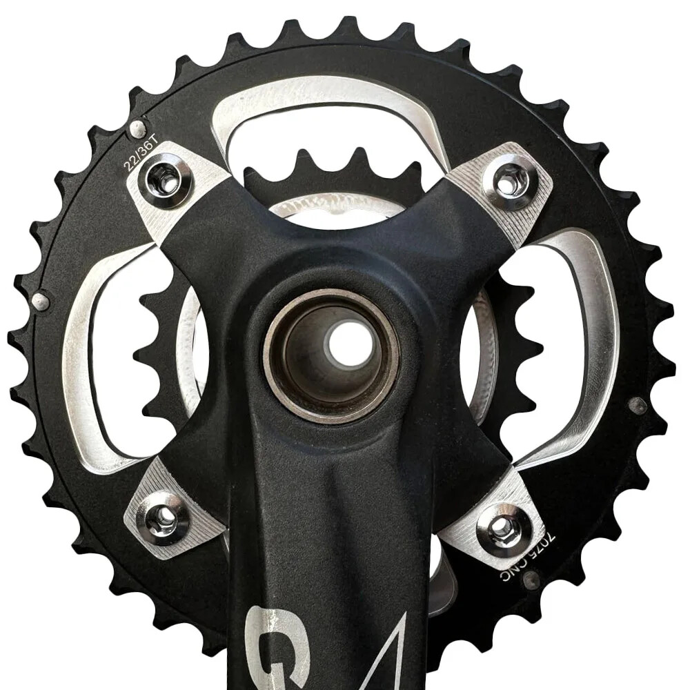 22T 36T Dual Crankset Chainring 104mm 64mm  Bike Crank Set Chainwheel 10 Speed