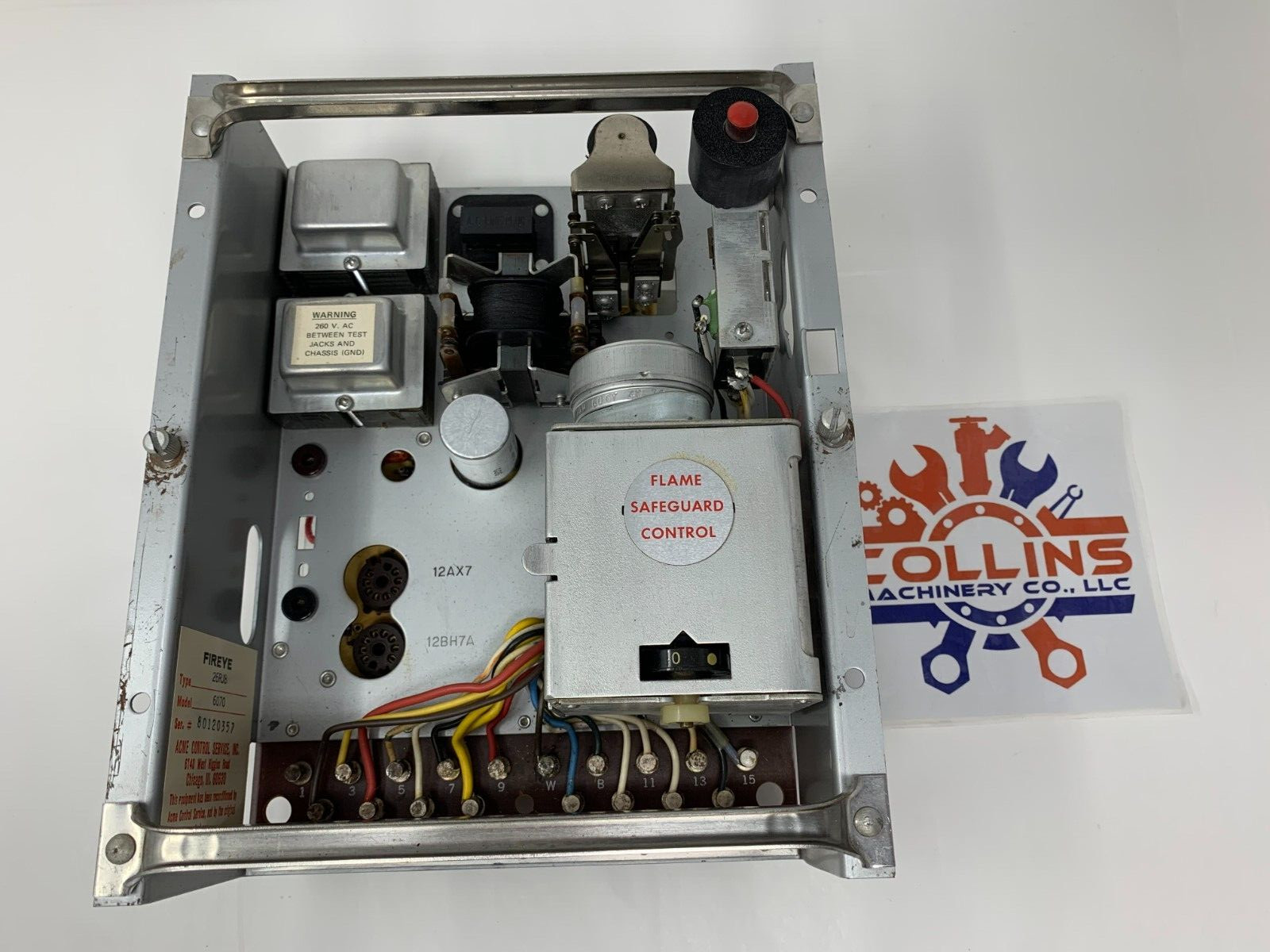 Fireye 6070 Type 26RJ8 Flame Safeguard Programmer Controller Module USED