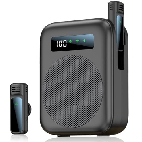 2025 New Upgraded Voice Amplifier Wireless Microphone, Portable Voice