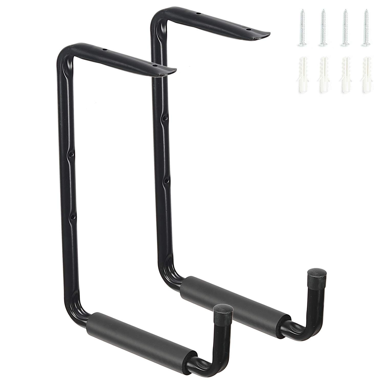 Ihomepark Ladder Hooks for Garage Ceiling, 15.3" Wall Mounted Garage Storage ...