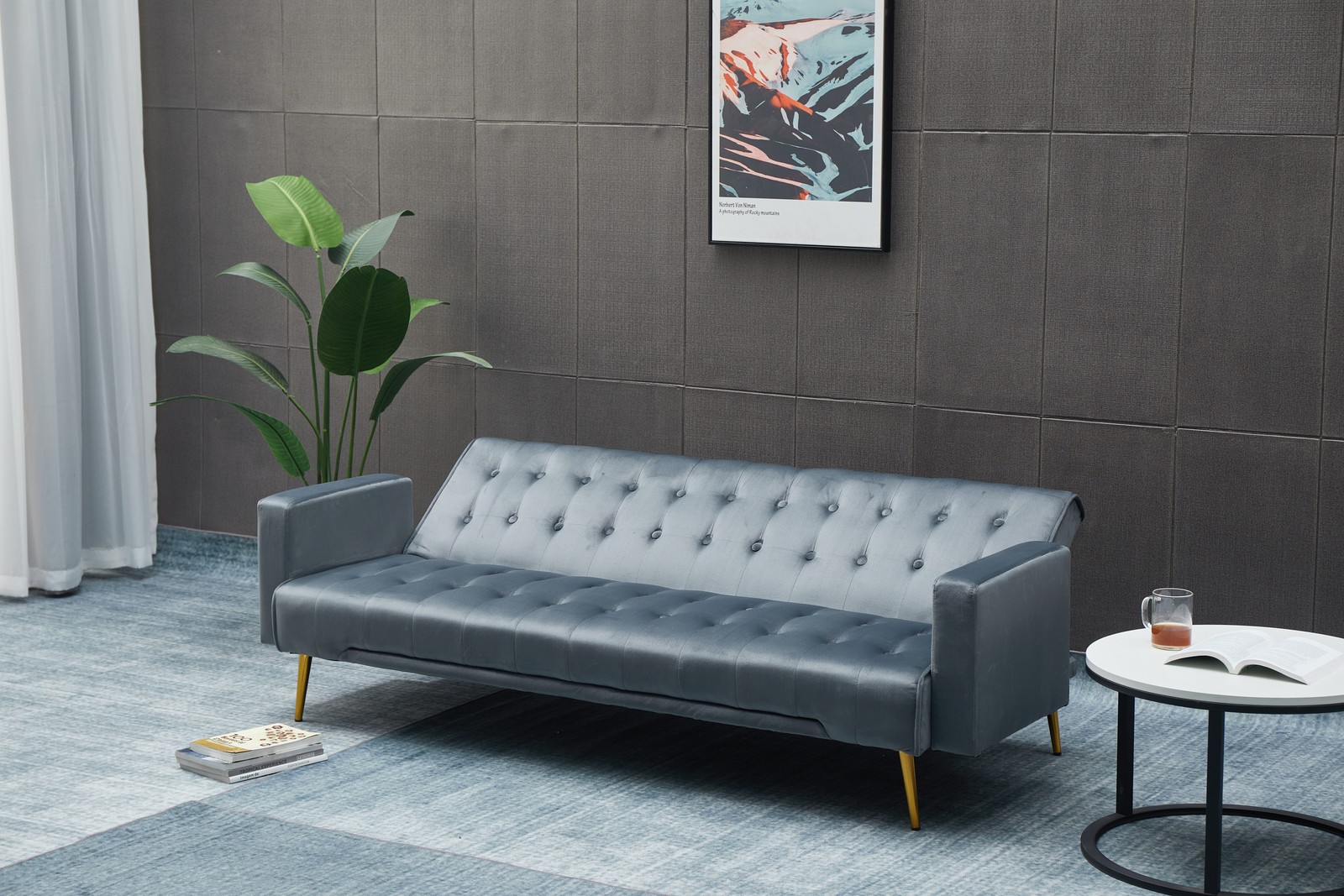 SOFA BED - DARKGREY