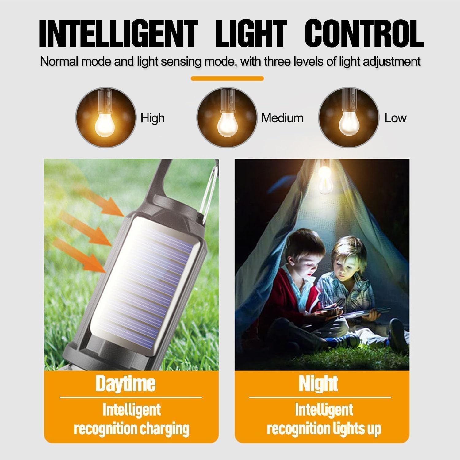 TO1 Solar Charging Lantern (Spherical) - Portable Camping Light for Outdoor Use