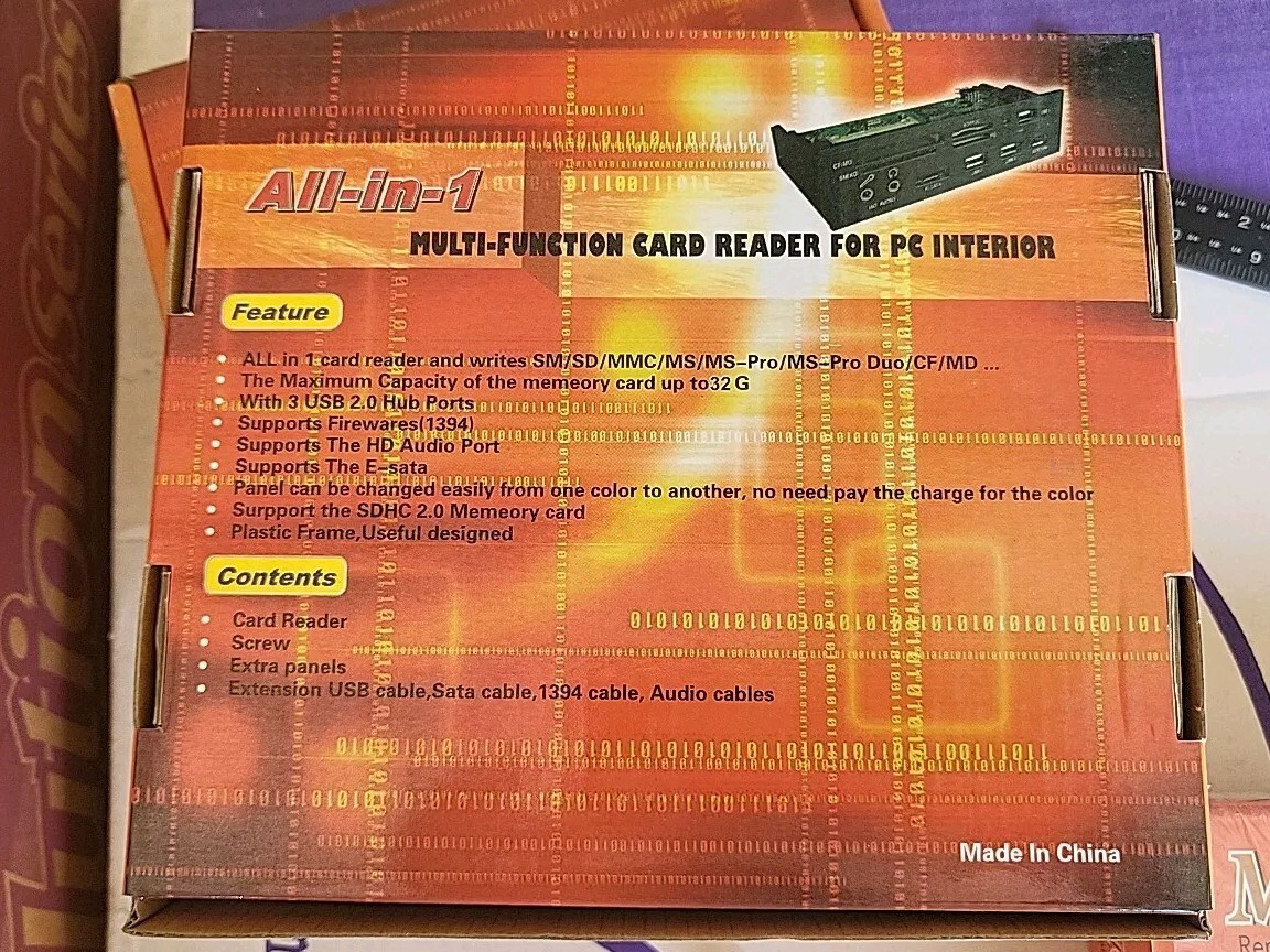 USB Multi-function USB2.0 All In 1 Card Reader For PC