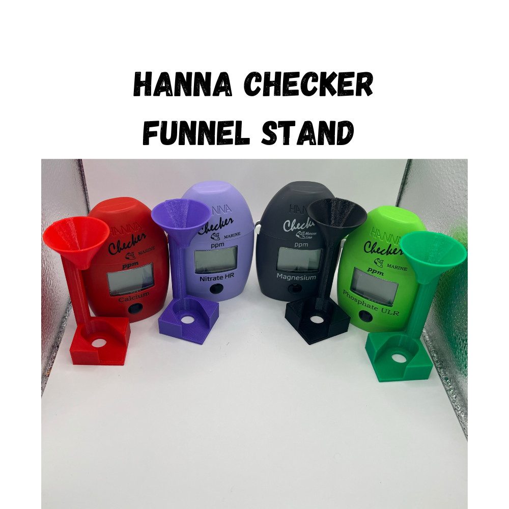 Hanna Checker Cuvette funnel stand 3D Printed