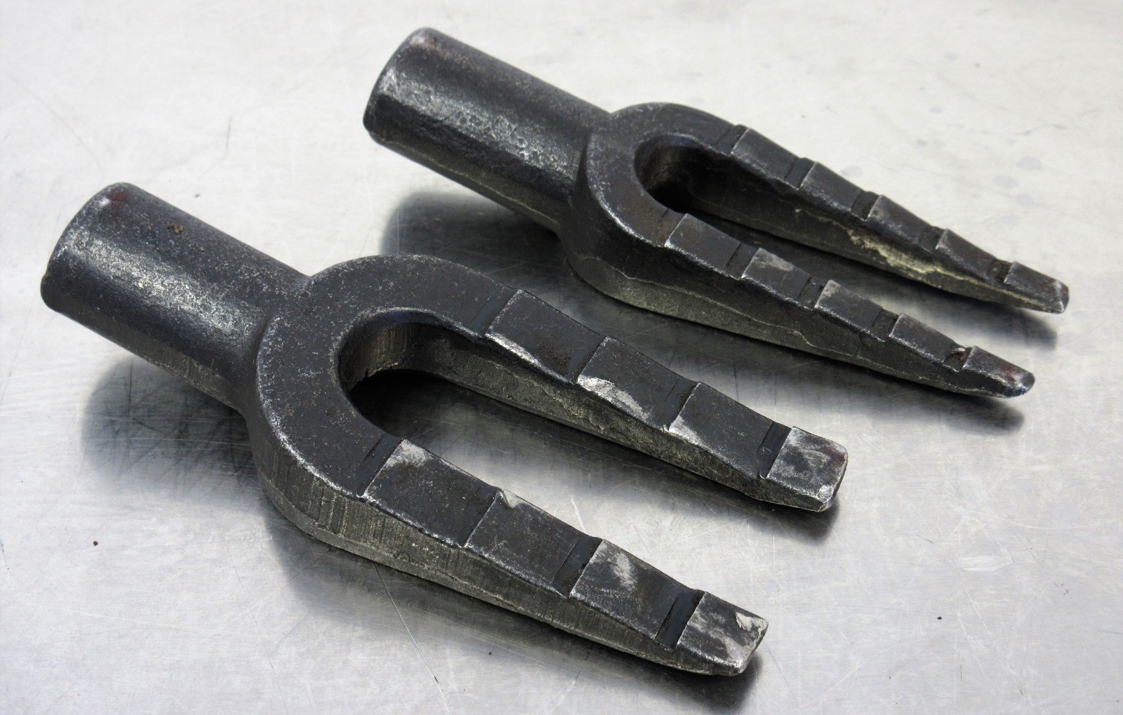 Lot (2) Stepped Tie Rod Separating Tools 1/2" and 2" Tie Rod Openings